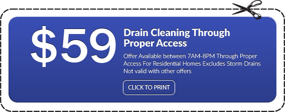 Drain Cleaning Discount